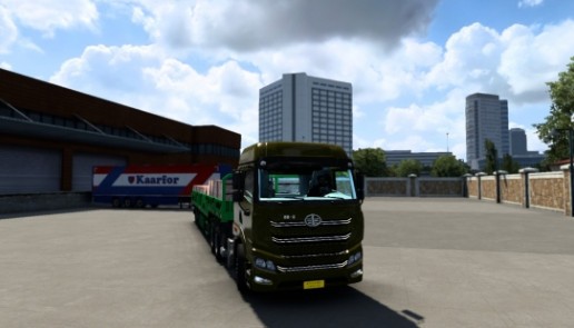 欧洲卡车模拟2新悍V2.06×4牵引车MOD下载