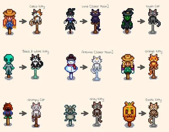 星露谷物语Kitty稻草人mod预约下载 -星露谷物语喵喵稻草人mod箱子