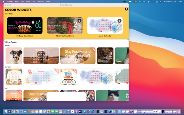 Color Widgets for Mac-Color Widgets Mac版下载 V3.0