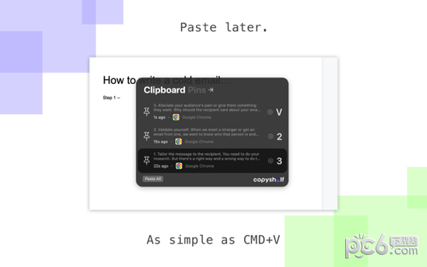 CopyShelf for Mac-CopyShelf Mac版下载 V1.0
