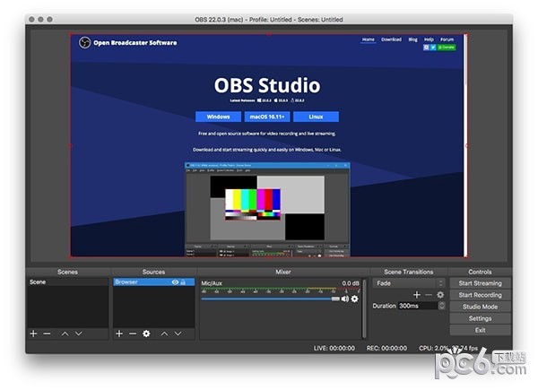 OBS Studio Mac版下载-OBS Mac版下载 V29.0.2