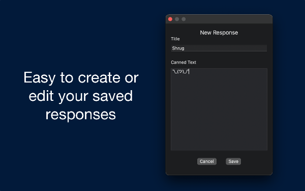 Canned Response Keyboar鈥猟 for Mac-Canned Response Keyboar鈥猟 Mac版下载 V1.0.1