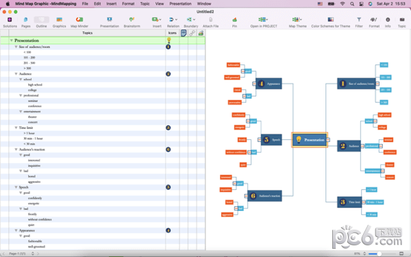 Mind Map Graphic Mac版