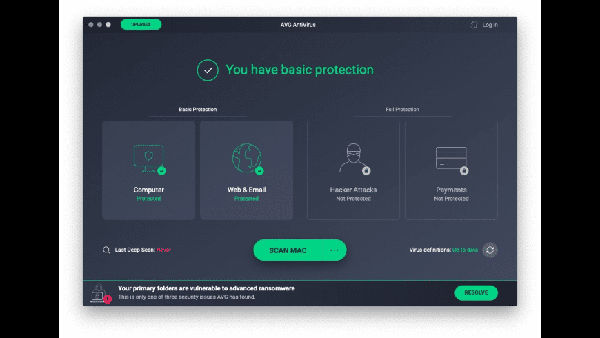 AVG AntiVirus Mac版-AVG AntiVirus for Mac下载 V20.0