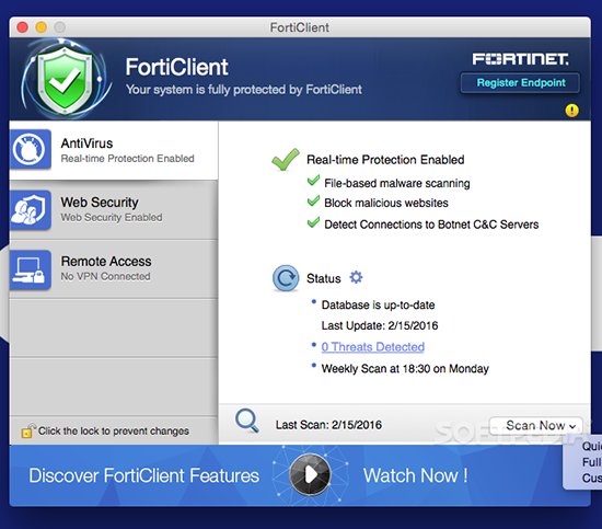FortiClient for Mac-FortiClient Mac版下载 V5.4.2