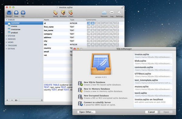 sqlitemanager mac版-SQLiteManager For Mac下载 V4.8.4