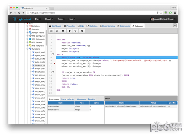 pgAdmin for Mac