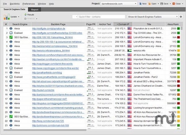 SEO SpyGlass for mac