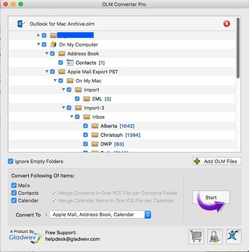 OLM Converter Pro for Mac