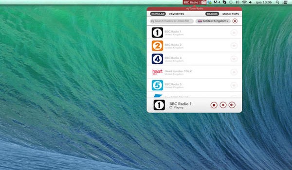 myTuner Radio for mac