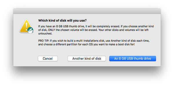 diskmaker x 10.13 for Mac