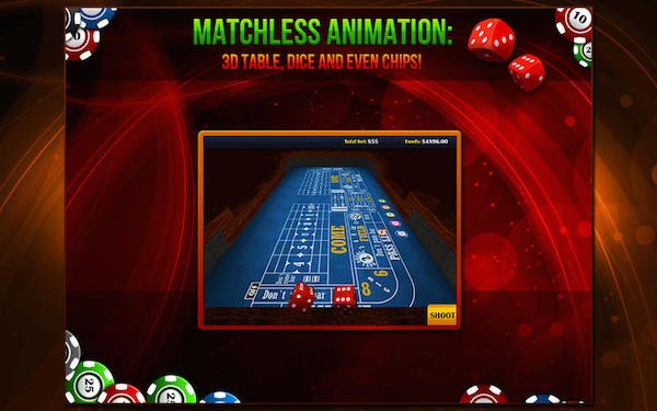 Craps 3D for mac