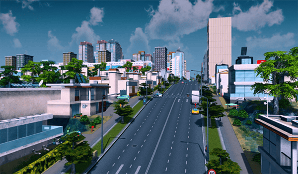 城市天际线绿色都市Mac版