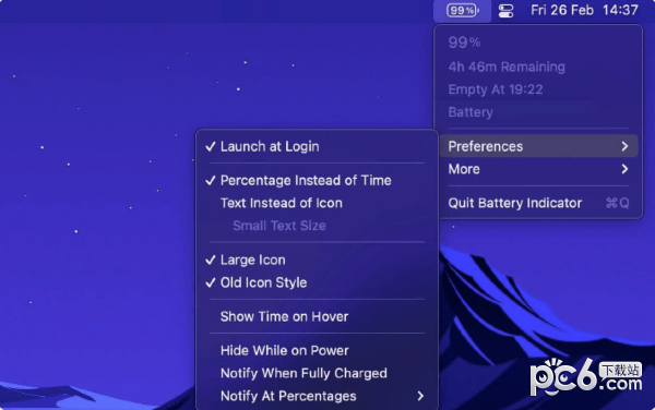 Battery Indicator Mac版
