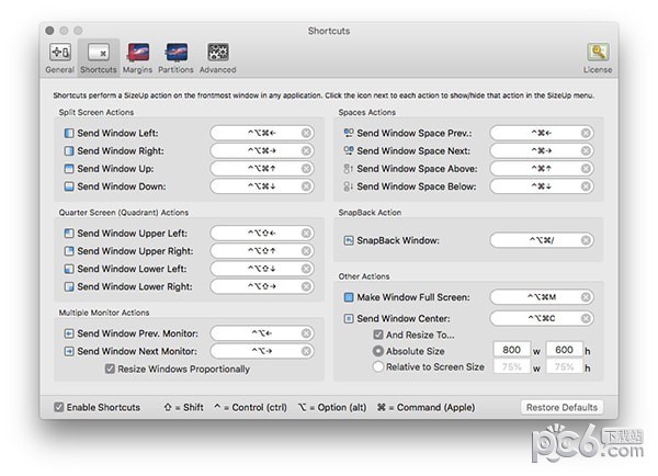 SizeUp Mac破解版-SizeUp for mac下载 V1.7.4