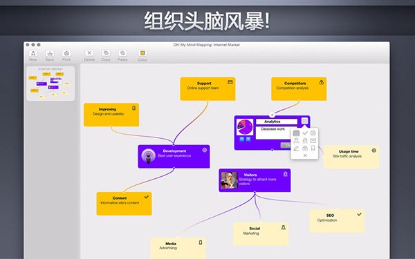 Oh!My Mind Mapping for Mac-My Mind Mapping Mac版下载 V3.5.3