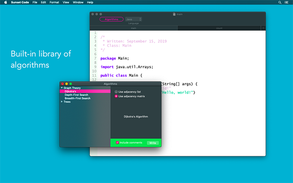 Sunset Code for Mac-Sunset Code Mac版下载 V1.6.2