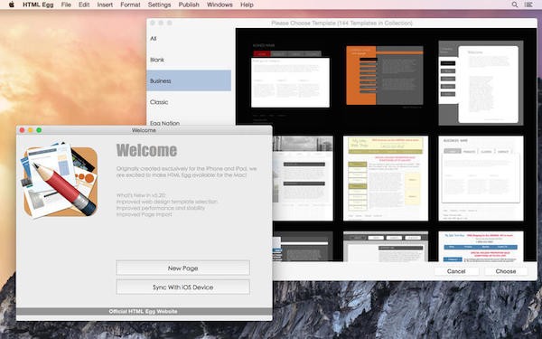 HTML Egg pro for mac