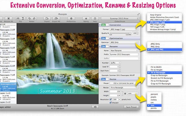 PhotoJob Lite for mac