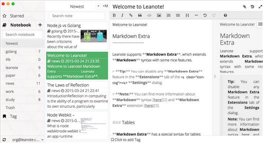 Leanote Mac版-Leanote for Mac下载 V2.6.1
