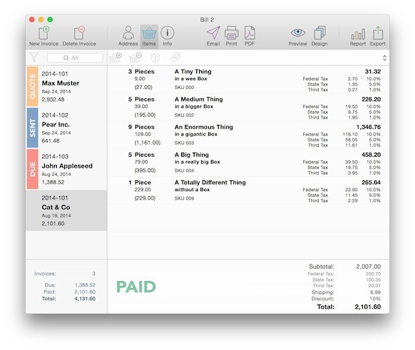 bill Mac版-bill for mac下载 V2.4.4