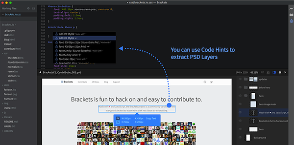 Brackets for mac