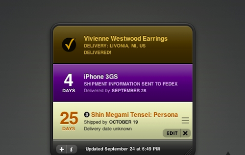 Delivery Status for mac
