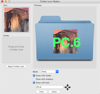 Folder Icon Maker for mac