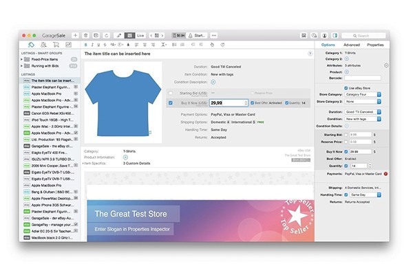 GarageSale for mac