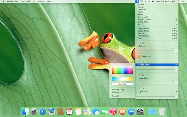 Hue Menu for mac