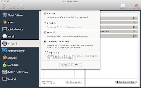 Mac App Blocker for mac