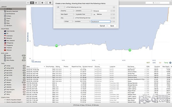 MacDive for mac