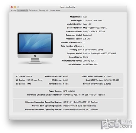 MachineProfile Mac版-MachineProfile for mac下载 V1.4.17