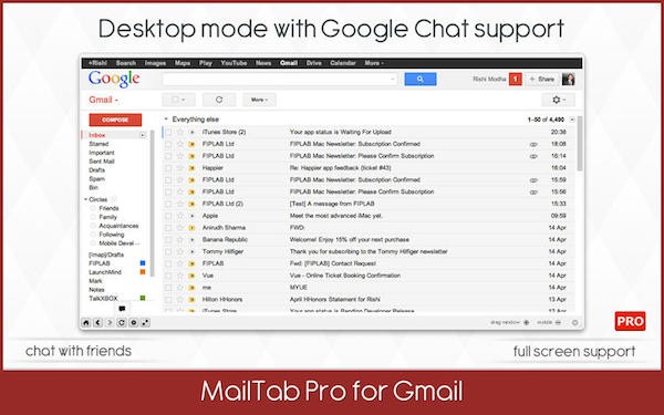 MailTab Pro For Gmail Mac版