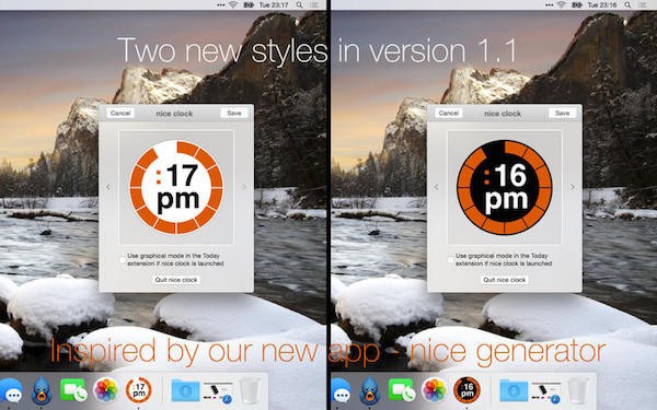 Nice Clock for mac