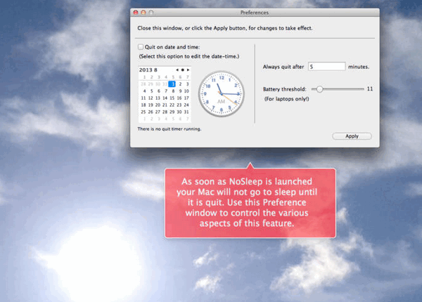 NoSleep for mac-NoSleep Mac版下载 V1.4.0