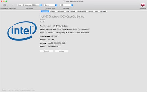 Opengl extensions viewer Mac版-opengl extensions viewer for mac下载 V5.0.1