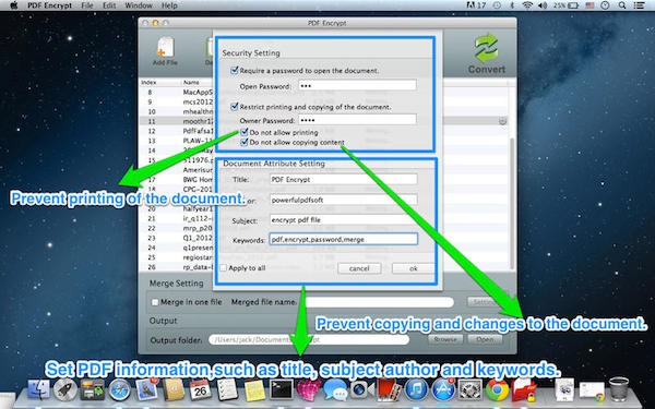 PDF Encrypt for mac