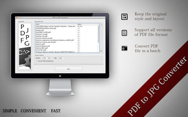 pdf转jpg mac版-PDF转JPG转换器Mac版下载 V1.6.1