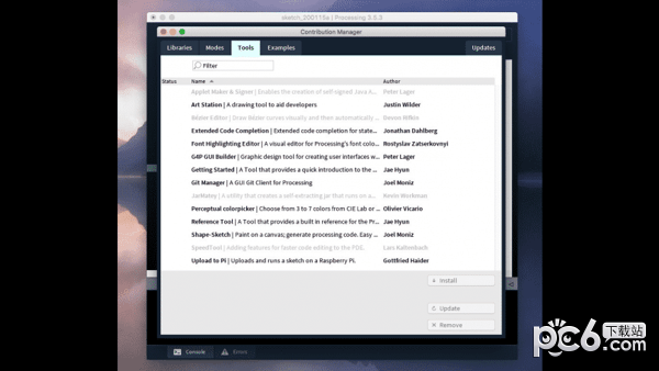 Processing for mac