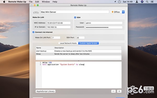 Remote Wake Up for mac