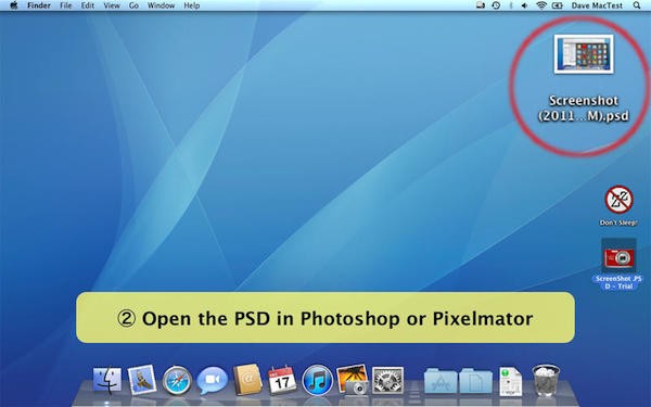 ScreenShot PSD Mac版