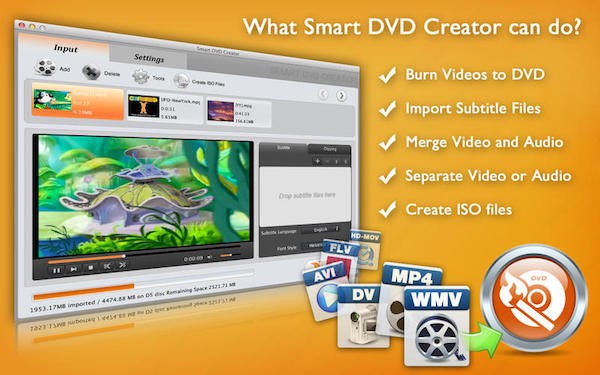 Smart dvd creator Mac版
