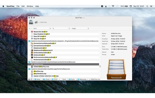 SpotFiles for mac