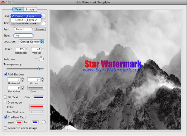 Mac批量加水印工具-Star Watermark Ultimate下载 V2.7.2