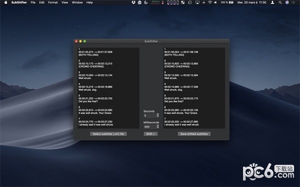 SubShifter for Mac