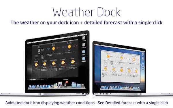 Weather Dock for mac