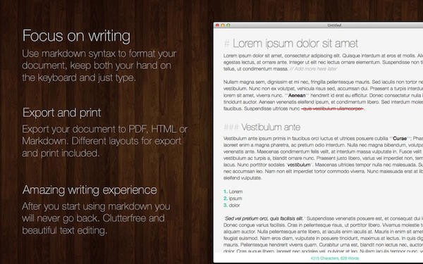 Writed Mac版-Writed for mac下载 V0.9.2