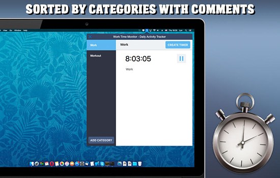 Work Time Monitor for Mac