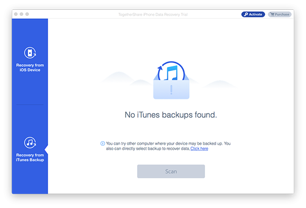 TogetherShare Data Recovery for Mac